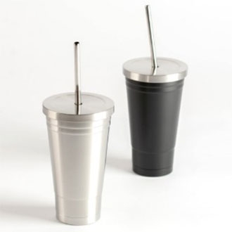 이중 진공 스텐 빨대 텀블러550ml
